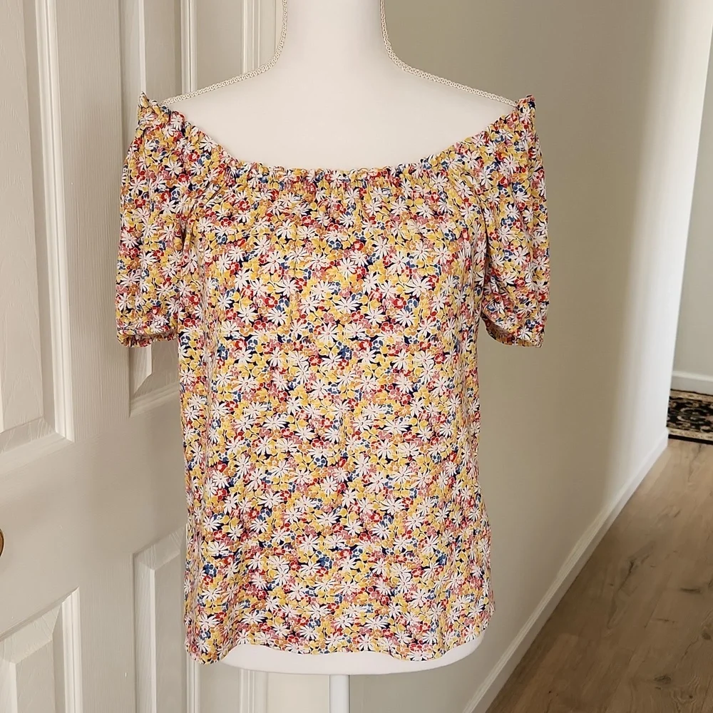 Fat Face Women's Cotton Floral T-Shirt Size 2 - Picture 2 of 14